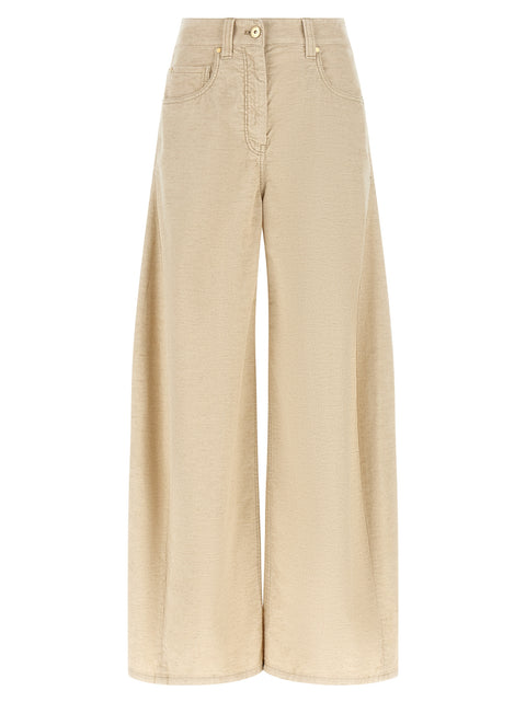 Brunello Cucinelli The Wide Barrel Pants