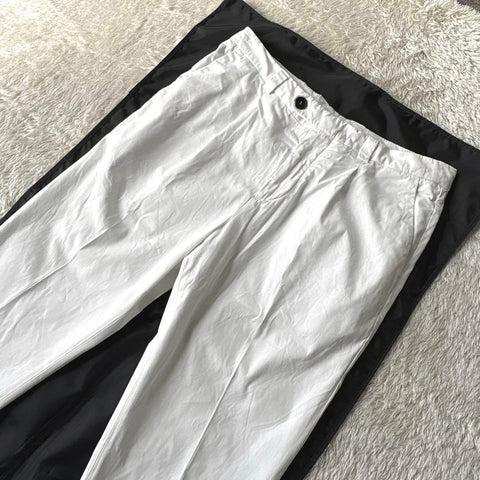 Brunello Cucinelli White Cotton Casual Pants