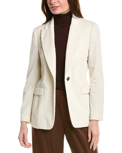 Brunello Cucinelli White Cotton Coat