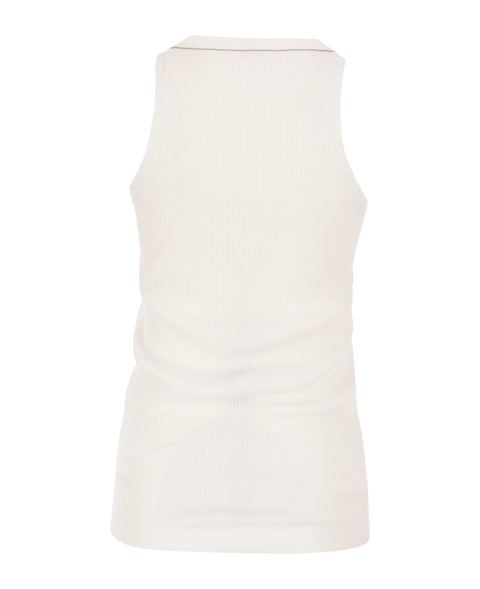 Brunello Cucinelli White Cotton T-Shirt