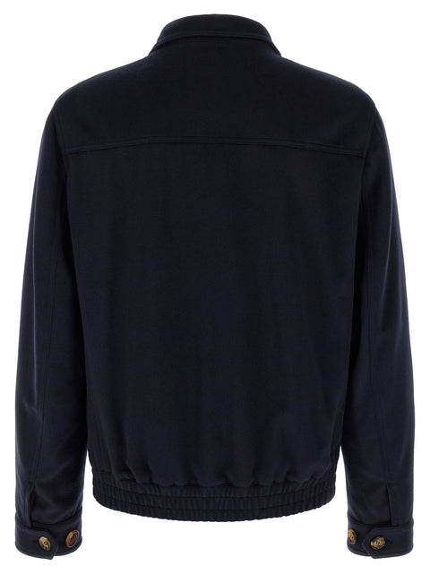 Brunello Cucinelli Wool Bomber Beaver