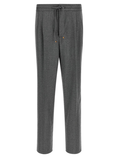 Brunello Cucinelli Wool Flannel Pants