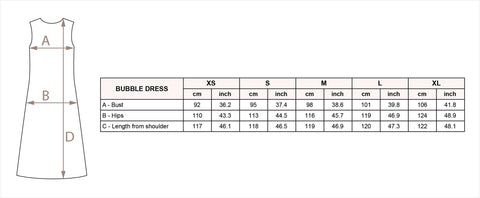 Bubble Dress - Aquarela-Dress-Lanhtropy-XS-Aquarela-Urbanheer