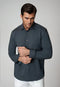 Buki Cinqo 'Single Shot' Long Sleeve Shirt - Blue Night