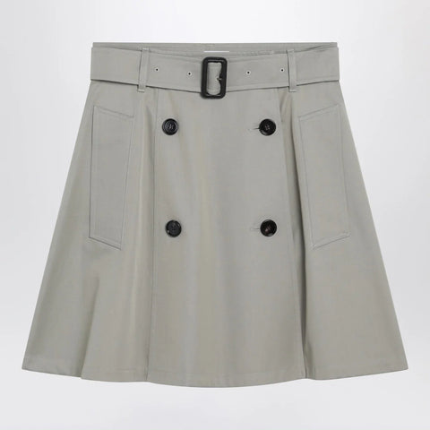 Burberry Beige trench mini skirt in gabardine