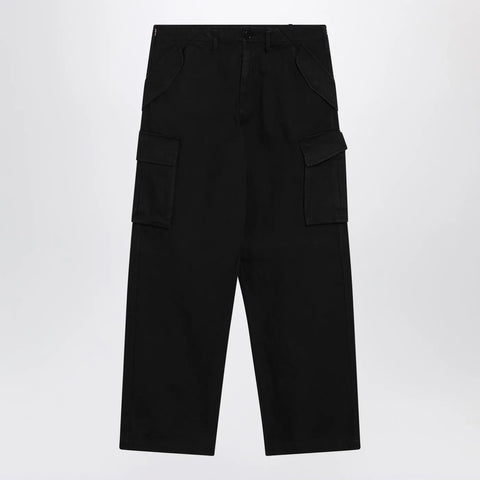Burberry Black cotton cargo trousers