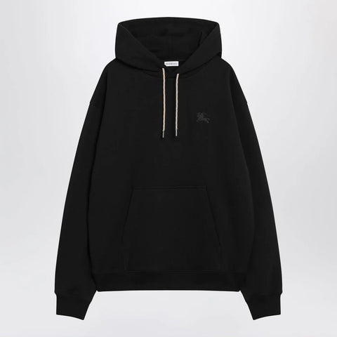Burberry Black sweatshirt with Check-pattern inserts