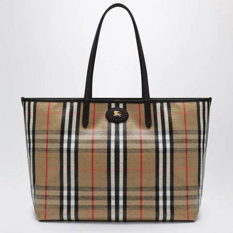 Burberry Medium Highlands Tote bag in Check pattern