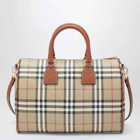 Burberry Medium bowling bag with Check pattern