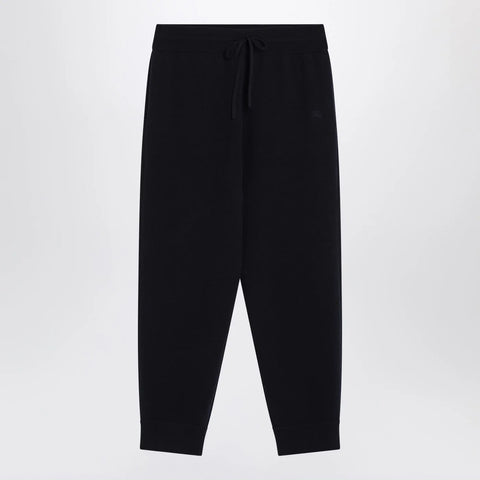 Burberry Navy blue cashmere-blend jogging pants