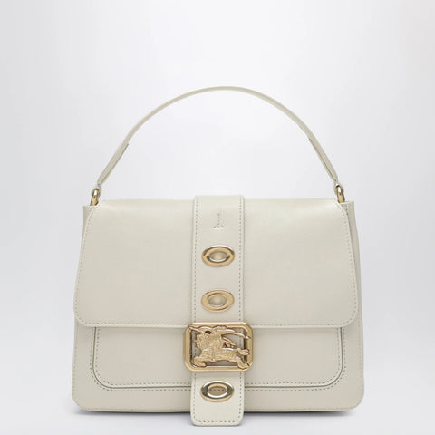 Burberry Small Rider shoulder bag in beige lambskin