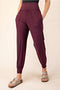 Butter Soft Joggers with Pockets Cassis-Joggers-Rae Mode-S-Urbanheer