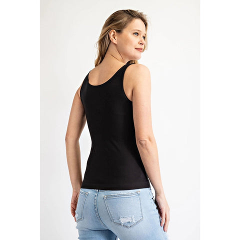 Butter Soft Tank Top Black-Tank Top-Rae Mode-S-Urbanheer