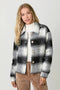 Button Down Checker Jacket Ivory/Black-Jacket-Mystree-S-Urbanheer