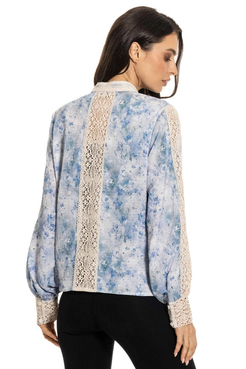 Button Down Floral Top-Blouse-Adore-S-Urbanheer