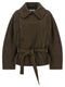 Lemaire Short Wrap Coat
