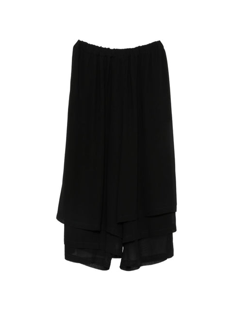 COMME COMME Trousers BLACK