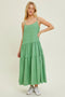 Camisole Dress GREEN-Dress-Baevely by Wellmade USA-S-GREEN-Urbanheer