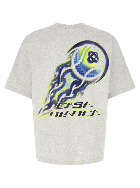 Casablanca Flaming Tennis Ball T-shirt