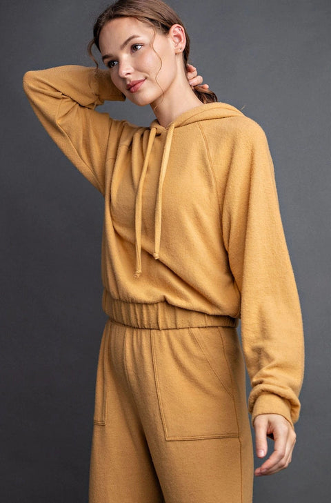 Cashmere Hooded Top