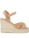 Castañer Blaudell suede wedge sandals