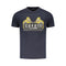 Cavalli Class Leopard-print Cotton T-shirt Navy Blue