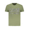 Cavalli Class Zebra-print Logo T-shirt Green