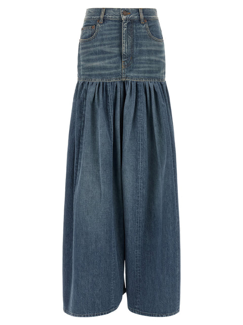 Chloé Balloon Denim Skirt
