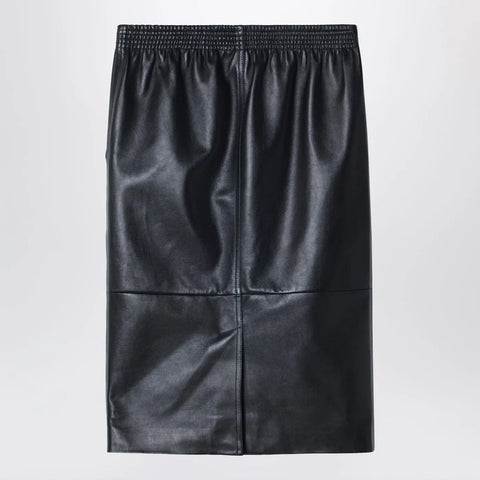 Chloé Black pencil skirt in plongé nappa leather