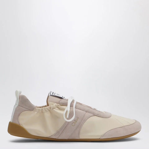 Chloé Kick Sneakers in Blushy Beige