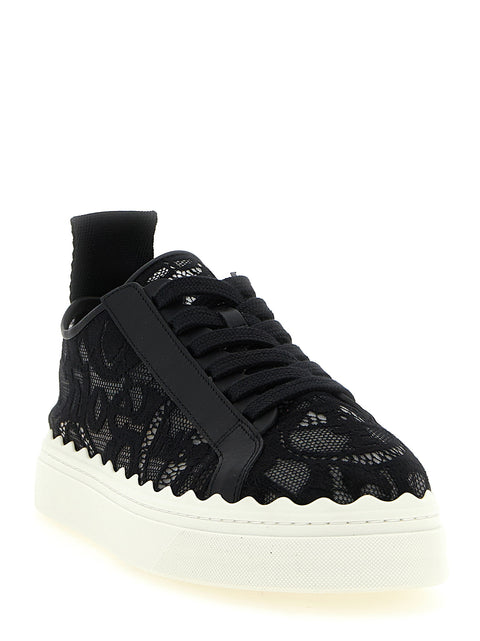 Chloé Lauren Lace Sneakers