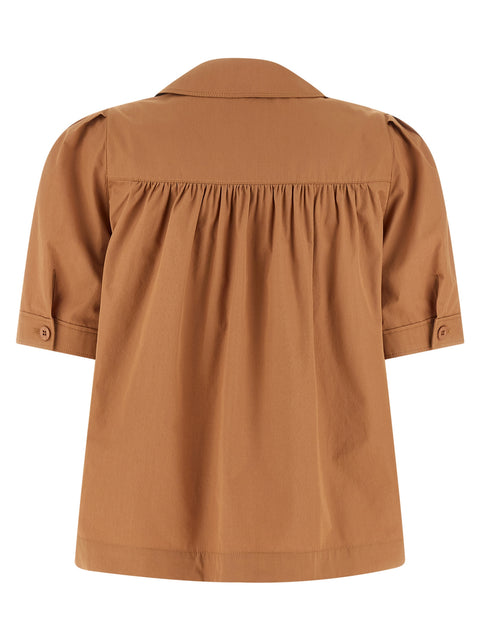 Chloé Logo Embroidery Shirt