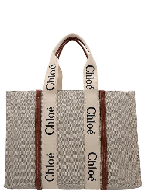 Chloé Medium Woody Shopping Bag