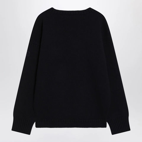 Chloé Navy blue sweater in wool and cashmere