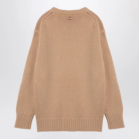 Chloé Nude cashmere and cotton oversize jumper