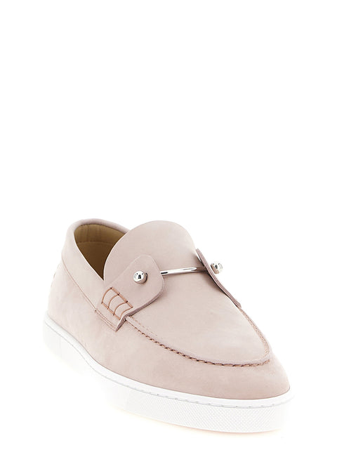 Christian Louboutin Loafers With Chambeliboat Metal Detail