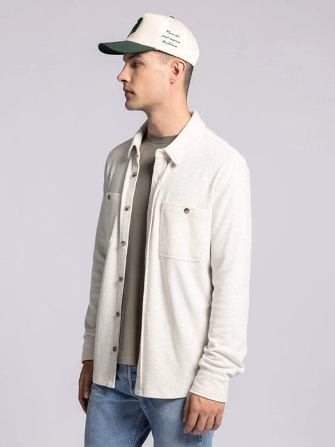 Clark Shirt - Long Sleeve Button Up HEATHER OATMEAL-Shirts-Thread & Supply (Mens)-M-Urbanheer