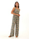 Colleen Island Flora Print Woven Jumpsuit