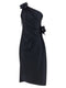 Coperni Asymmetric Mini Flower Dress
