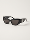 Balenciaga Signature BTF Sunglasses Black/Silver
