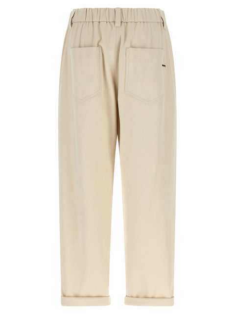 Cotton Baggy Pull-On Pants for Comfort