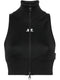 Courreges Pre Cropped track vest