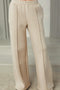 Cozy Fleece Wide Leg Pant