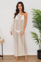 Crochet One Shoulder Maxi Dress