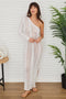 Crochet One Shoulder Maxi Dress