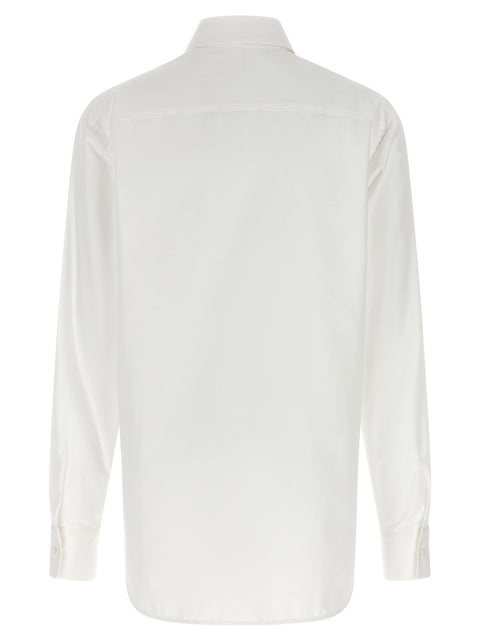 Ermanno Scervino Embroidery Cotton Shirt