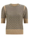 Ermanno Scervino Check Knit With Crystals