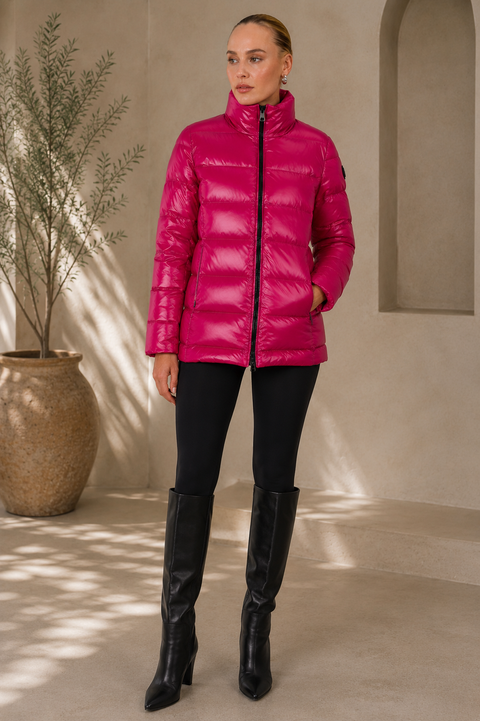 Dalia Striped Down Jacket