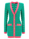 Balmain Two-tone Knit Dress