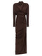 Balmain Draped Jersery Dress